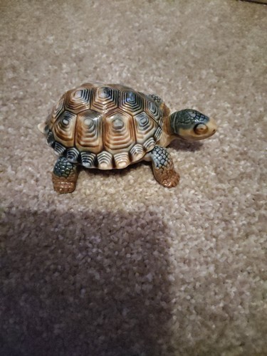 Porcelain tortoise trinket - porcelain,