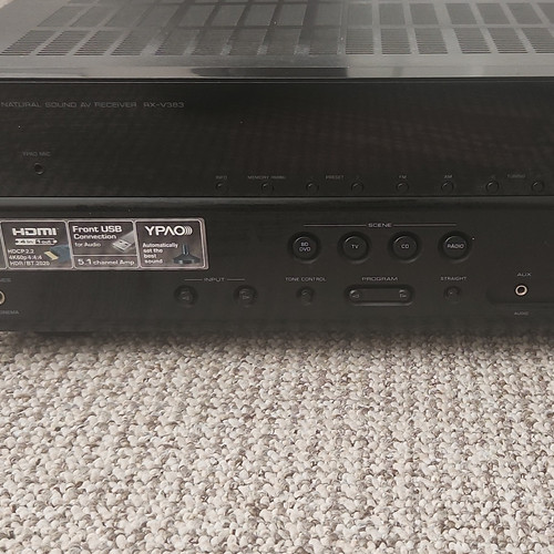 Yamaha v383 av receiver - rx-v383,