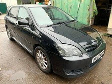 2005 TOYOTA COROLLA FACELIFT 5 DOOR IN BLACK BREAKING SPARES PARTS