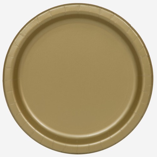 Pack gold inch plates - 16,