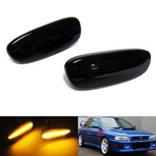 2x Black Lens Side Indicator