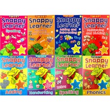Children's Snappy Learner Educational Activity Books & Reward Charts - Ages 5-8