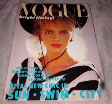 VOGUE MAGAZINE May 1986 UMA
