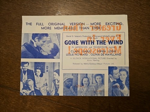 Gone with the wind flyer - gone,