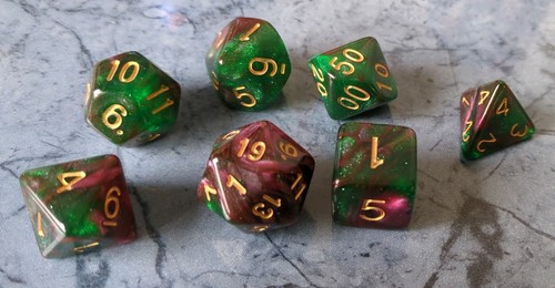 Chessex gemini polyhedral 7 - polyhedral,
