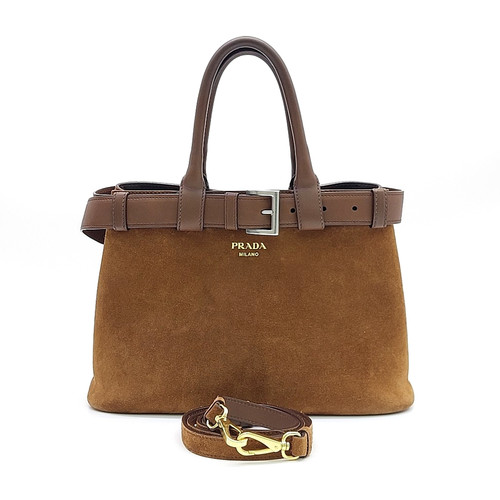 Prada buckle medium suede - medium,