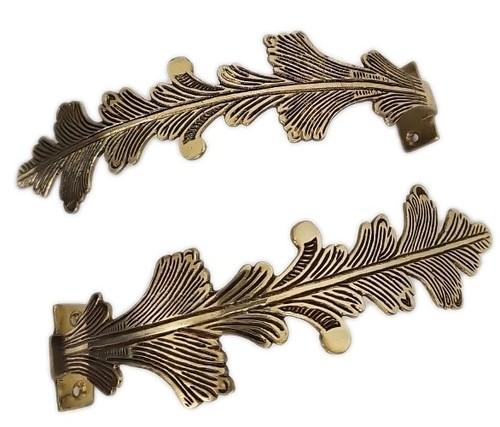 Vintage brass curtain hold - vintage,