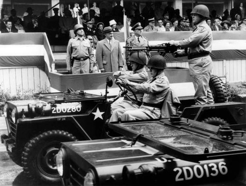 Jeeps army equipped with - jeeps,