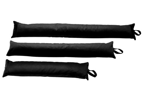 Draught excluder cord black - excluder,