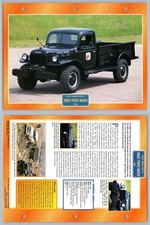 Dodge Power Wagon - 1946 - Public Works Vehicles - Atlas Trucks Maxi Card
