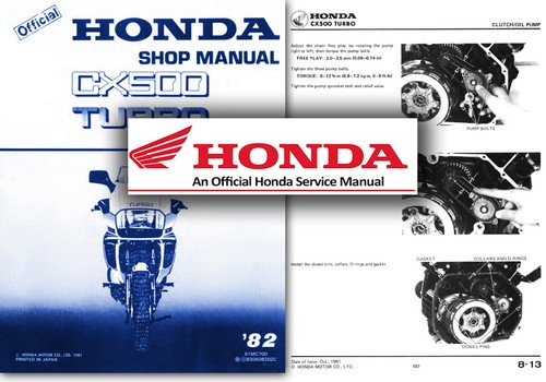 Honda cx500 turbo - cx500, service