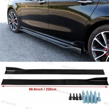 Gloss Black Side Skirt Splitter Spoiler Lip For BMW 3 Series E90 E91 E92 E93 UK
