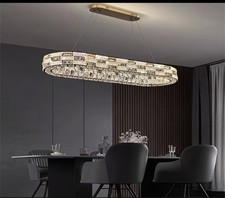Luxury Gold Crystal LED Linear