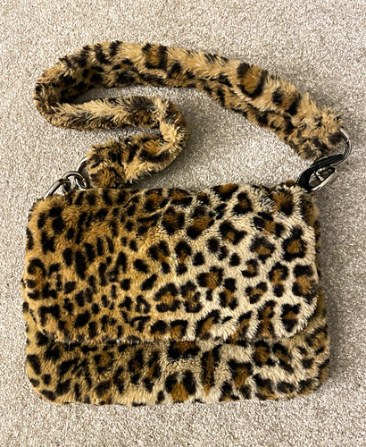 Topshop faux fur leopard - leopard, print