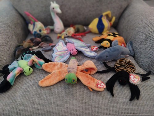 Beanie babies fish - beanie,