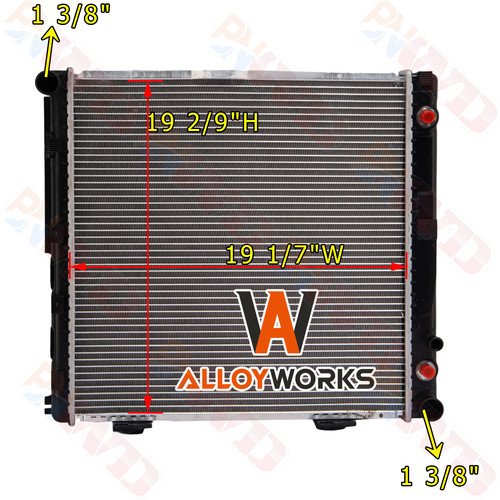 Aluminum core radiator - radiator, for