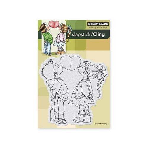 Penny black cling rubber - penny,