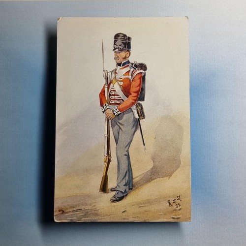 Military postcard c1950 - military,