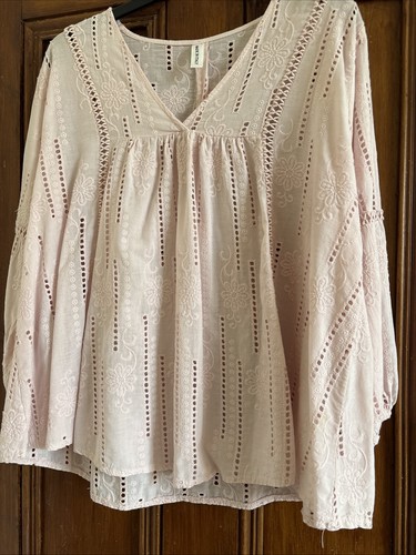 Ladies pale pink embroidery - ladies,