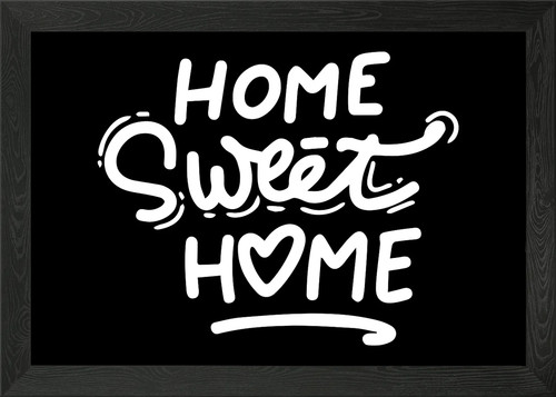 Home sweet - home, framed