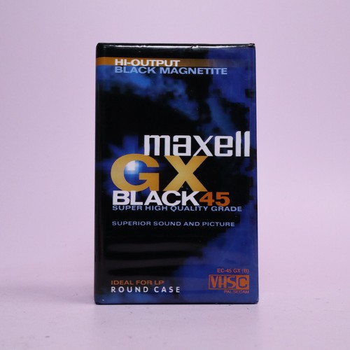 Maxell black vhs c - maxell, pal