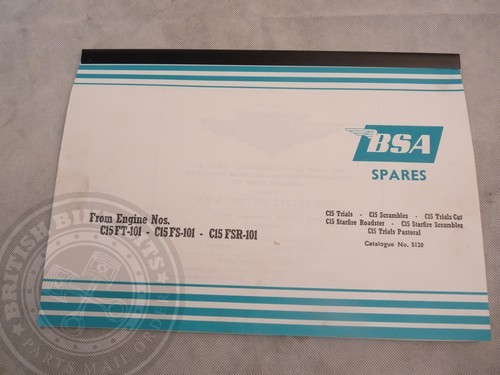 Parts book 5120 bsa - 00-5120,