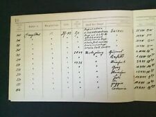 1940 WWII EXTRACT’S FROM A GERMAN PILOT'S FLYING LOG BOOK  *(repro of original)*