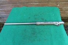 YAMAHA DT125 Front Fork Leg Silver Suspension Shock 35mm Stanchion BENT 1401