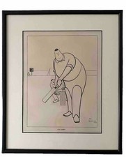 H.M. Bateman Print “The rabbit” Framed.