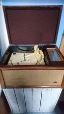 RARE Vintage G.E.C Model BC7443R Table Auto Radiogram Circa 1950's