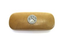 Dog Paw Print design Tan Solid