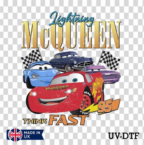 Lightning mcqueen car dtf - car, uv