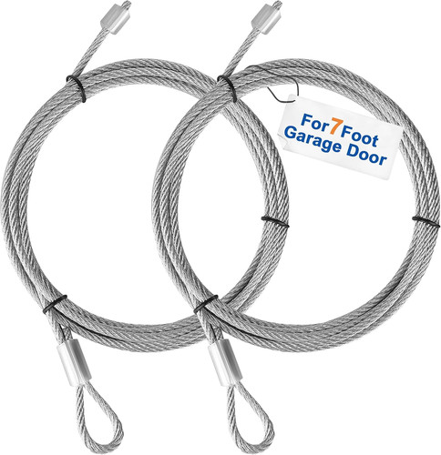 Garage door cables for ft - door, 7
