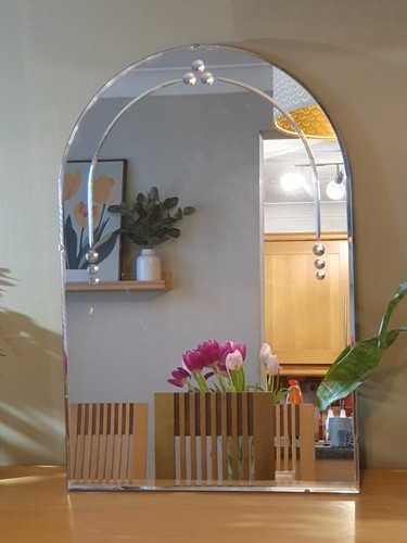 Vintage frameless arched - frameless, top