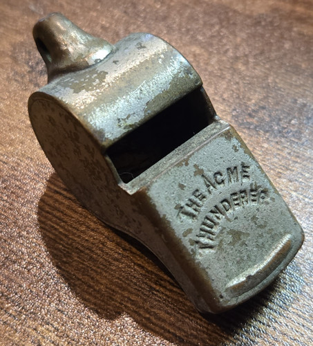 Vtg acme thunderer brass - vtg,
