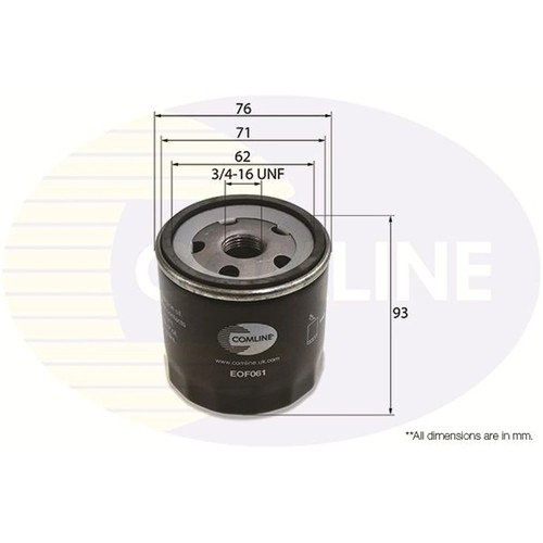 Comline engine oil filter - engine, fits