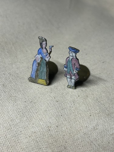 Antique hand painted french - hand,