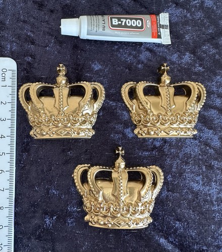 Gold resin crown - crown, decorative