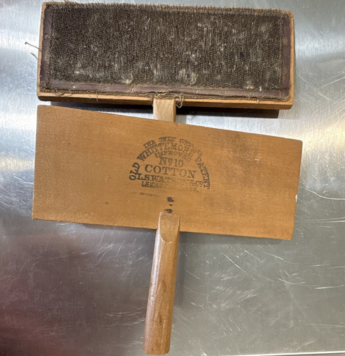 Vintage wool hand - hand, carder