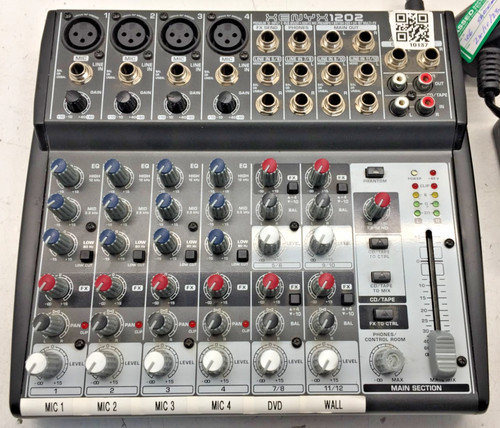 Behringer xenyx 1202 audio - xenyx,