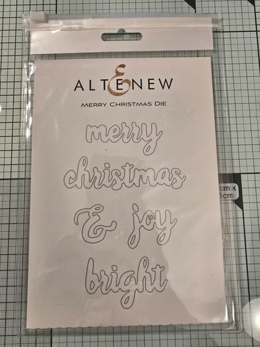 Altenew merry christmas die - merry,