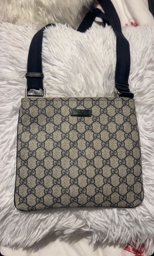 Gucci canvas shoulder bag - shoulder,