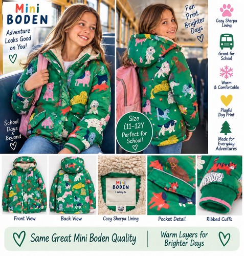 Mini boden jacket 12y - 11/12y, multi