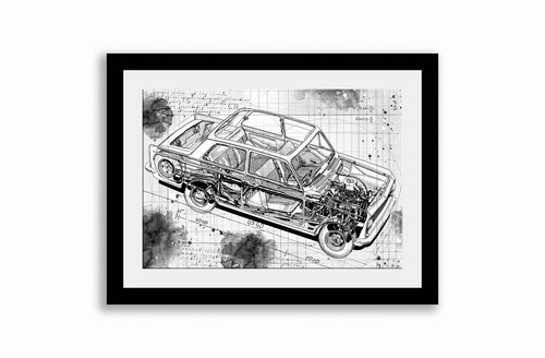Line tech drawing vauxhall - line,