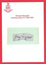 GEORGE DINGWALL AIRDRIEONIANS
