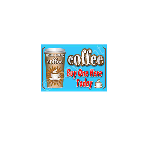 Coffee sticker for catering - for,