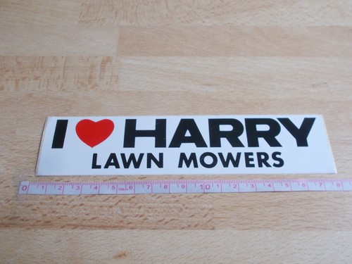Sticker lawn mower i love - sticker,