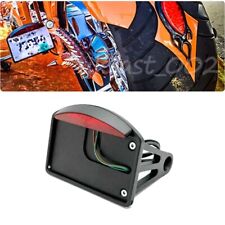 For Harley For Yamaha For Bobber Side Mount License Plate Bracket+LED Tail Light