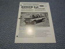 1984 FORD RANGER 4X4 4WD