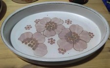 Denby Stoneware Oval Serving Dish Gypsy Vintage English